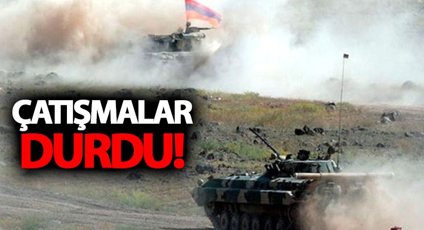 Azerbaycan ile Ermenistan arasındaki çatışmalar durdu!