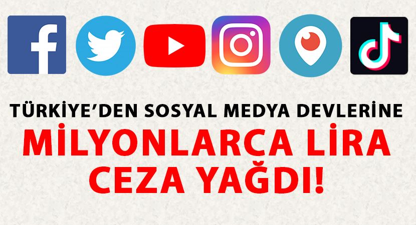 Sosyal medya devlerine Türkiye