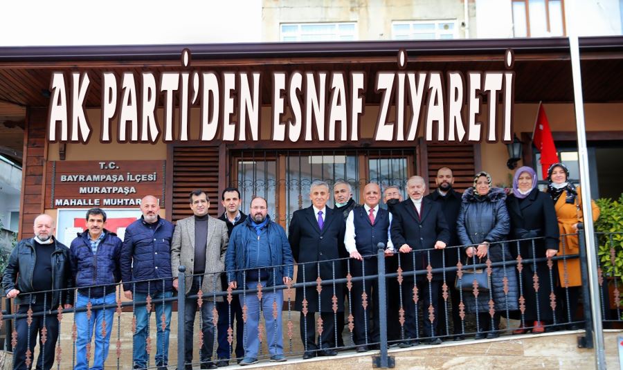 AK PARTİ’DEN ESNAF ZİYARETİ