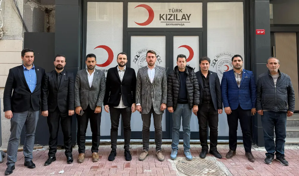 YENİDEN REFAH PARTİSİ BAYRAMPAŞ KIZILAYI ZİYARET ETTİ