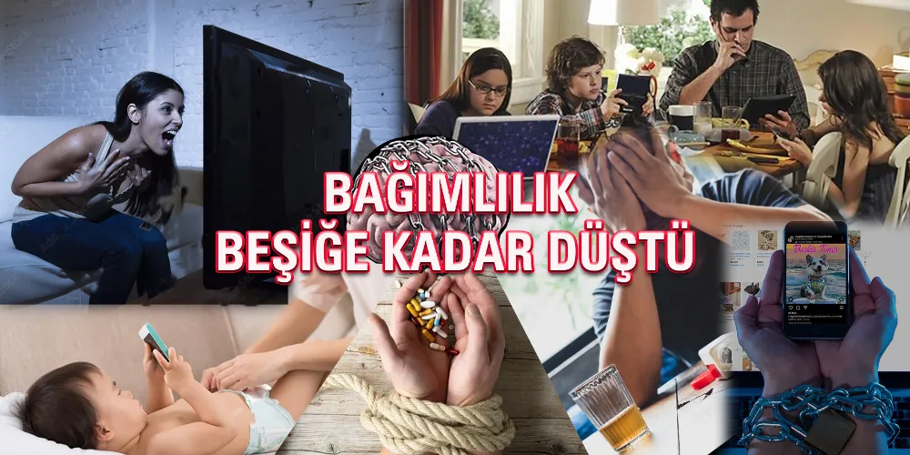 BAĞIMLILIK BEŞİĞE KADAR DÜŞTÜ