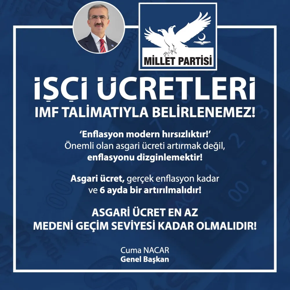 ‘İŞÇİ ÜCRETLERİ IMF TALİMATIYLA BELİRLENEMEZ!’