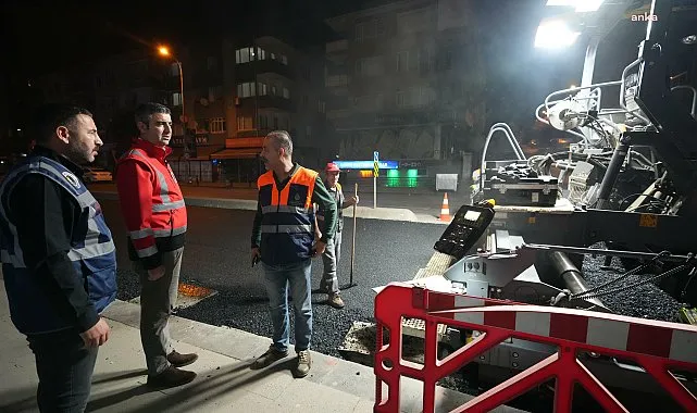 KARTAL BELEDİYE BAŞKANI GÖKHAN YÜKSEL’DEN GECE MESAİSİ