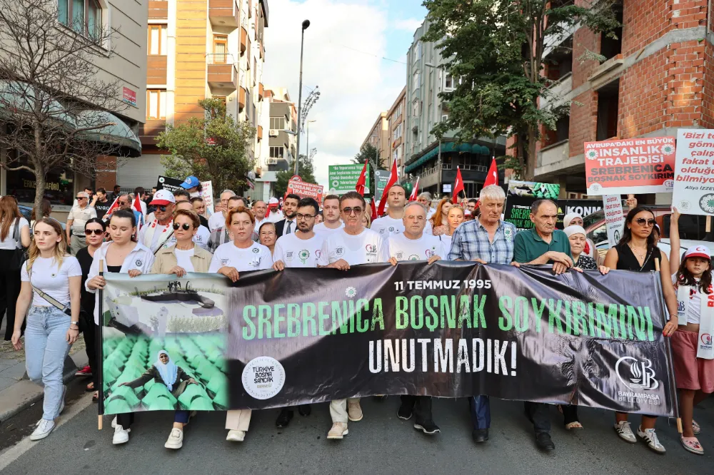 SREBRENİTSA SOYKIRIM’IN KURBANLARI BAYRAMPAŞADA ANILDI