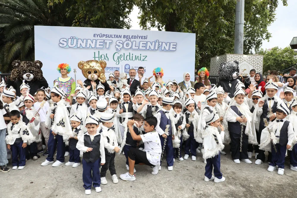 EYÜP’LÜ ÇOCUKLARA “SÜNNET ŞÖLENİ”