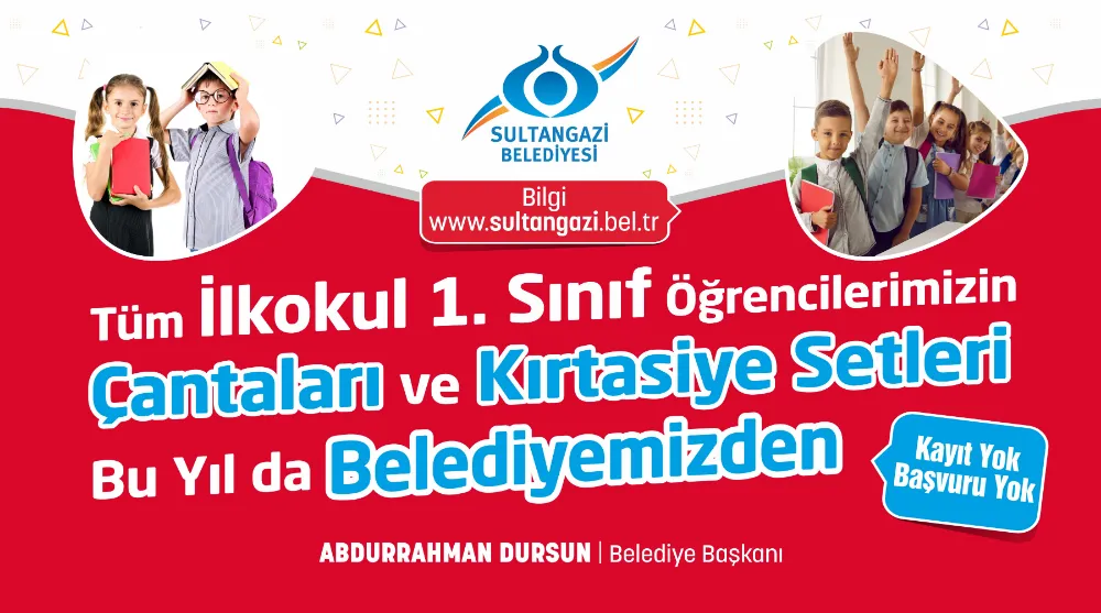 SULTANGAZİ BELEDİYESİNDEN EĞİTİME DEV DESTEK