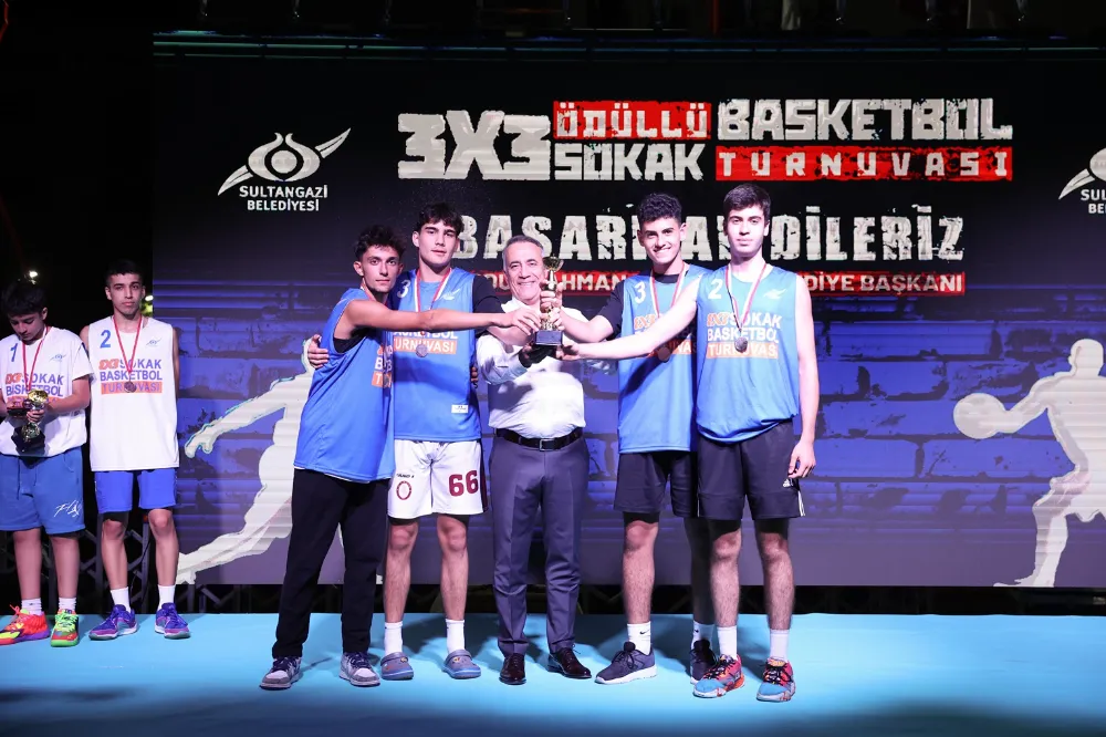 SULTANGAZİ’DE 3X3 SOKAK BASKETBOLU TURNUVASI HEYECANI