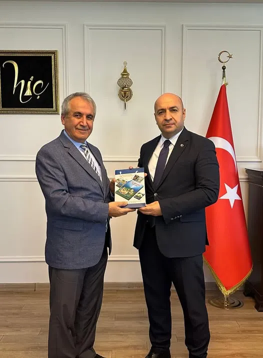 GAZETEMİZİN İMTİYAZ SAHİBİNDEN , KAYMAKAM ÇİFTÇİYE ZİYARET