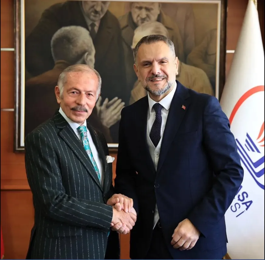 ATİLLA AYDINER’DEN BAŞKAN VEKİLİ İBRAHİM AKIN’A HAYIRLI OLSUN ZİYARETİ