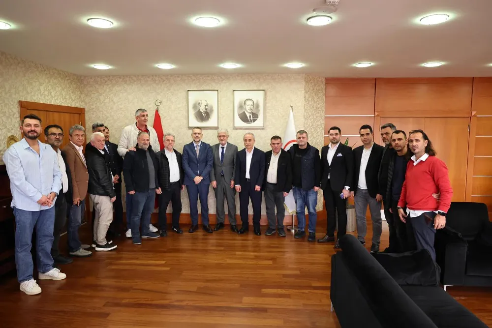BAŞKAN VEKİLİ AKIN, KULÜP BAŞKANLARINI AĞIRLADI