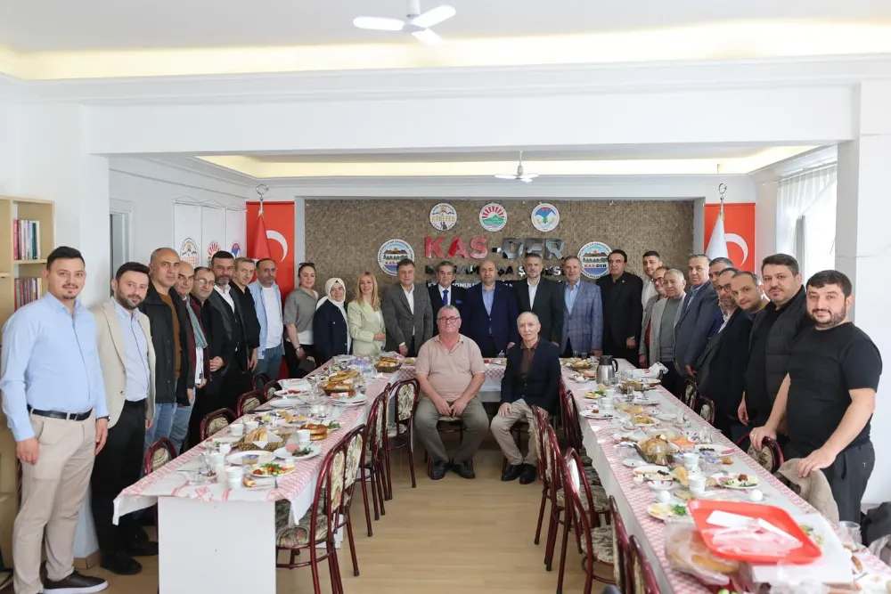 KAS-DER, KAYMAKAM VE BAŞKAN VEKİLİNİ AĞIRLADI