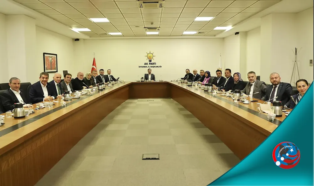 İL BAŞKANI ABDULLAH ÖZDEMİR BAŞKANLIĞINDA BELEDİYE BAŞKANLARI TOPLANDI