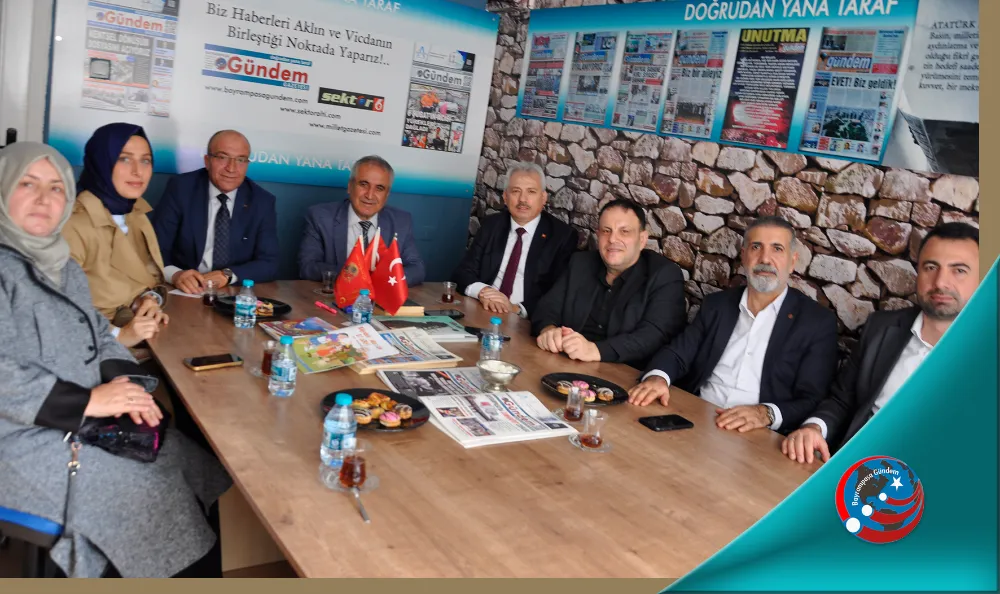 AK PARTİ ŞEHİT VE GAZİ AİLELERİ KOMİSYONUNDAN GAZETEMİZE ZİYARET