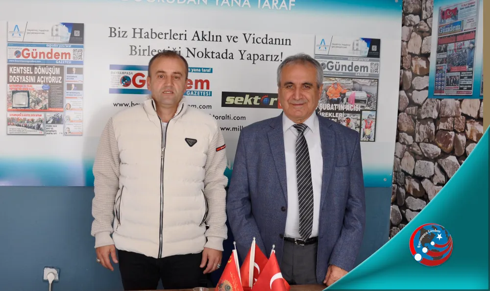 MİLLİ YOL PARTİSİ İSTANBUL İL BAŞKANI DENİZLİ’DEN GAZETEMİZE ZİYARET