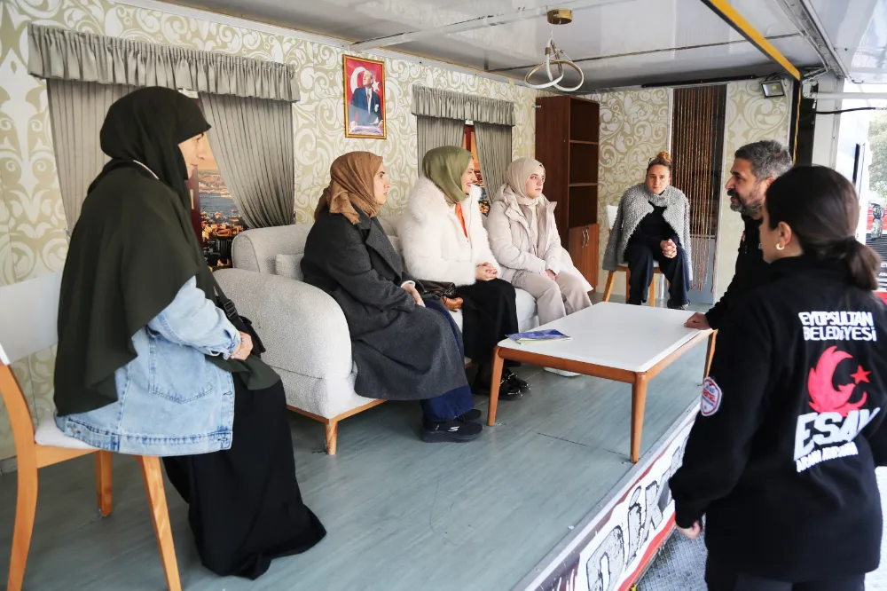 AFAD DEPREM SİMÜLASYON TIRI EYÜPSULTAN’DA