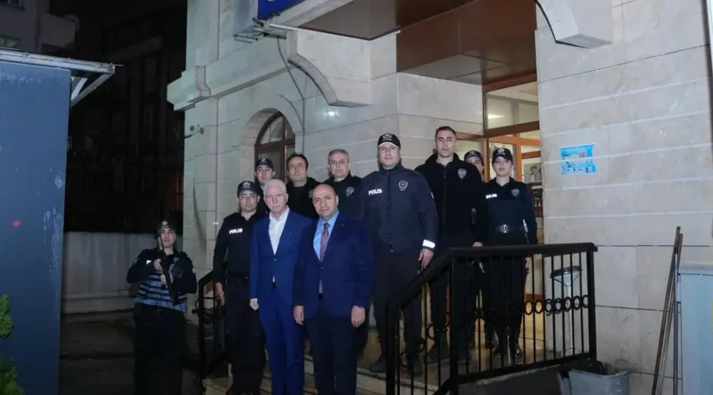 VALİ DAVUT GÜL, CEVATPAŞA POLİS MERKEZİ