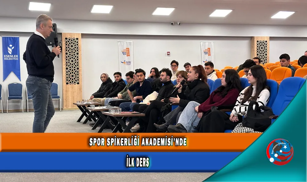 SPOR SPİKERLİĞİ AKADEMİSİ’NDE İLK DERS 