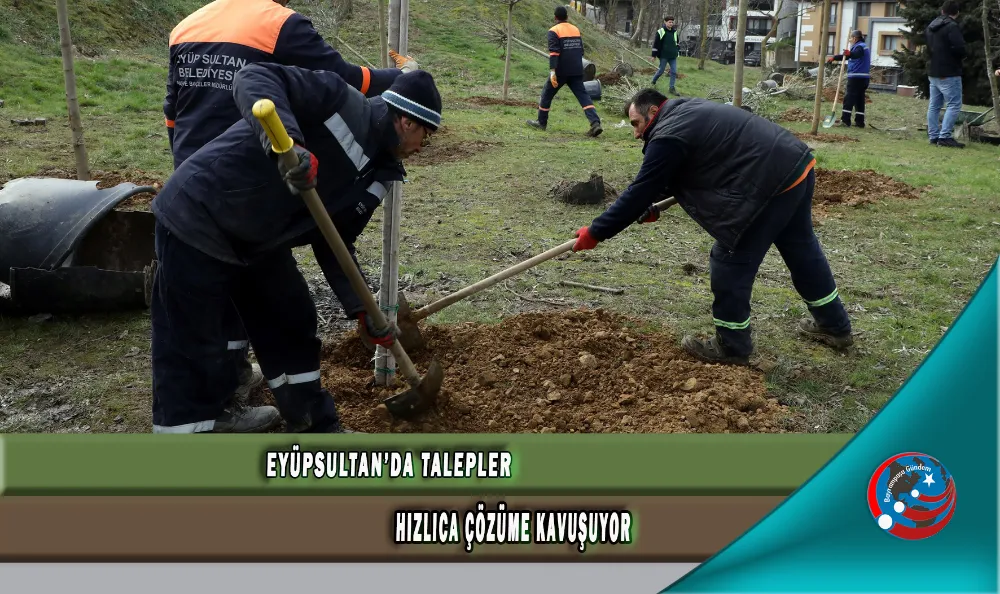 EYÜPSULTAN’DA TALEPLER HIZLICA ÇÖZÜME KAVUŞUYOR