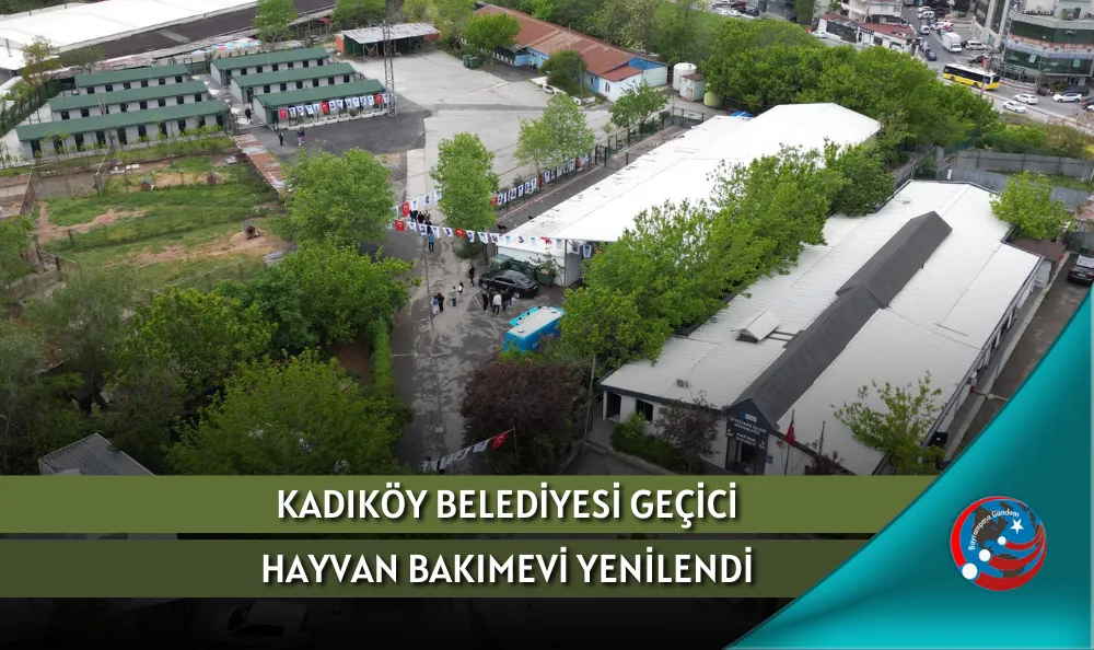 KADIKÖY BELEDİYESİ GEÇİCİ HAYVAN BAKIMEVİ YENİLENDİ