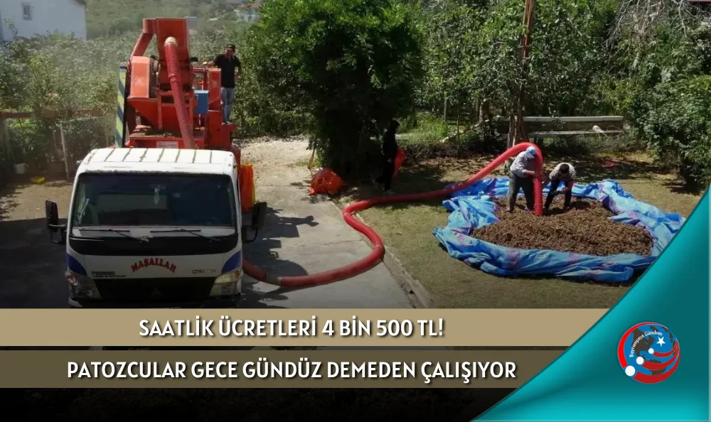 SAATLİK ÜCRETLERİ 4 BİN 500 TL! PATOZCULAR GECE GÜNDÜZ DEMEDEN ÇALIŞIYOR
