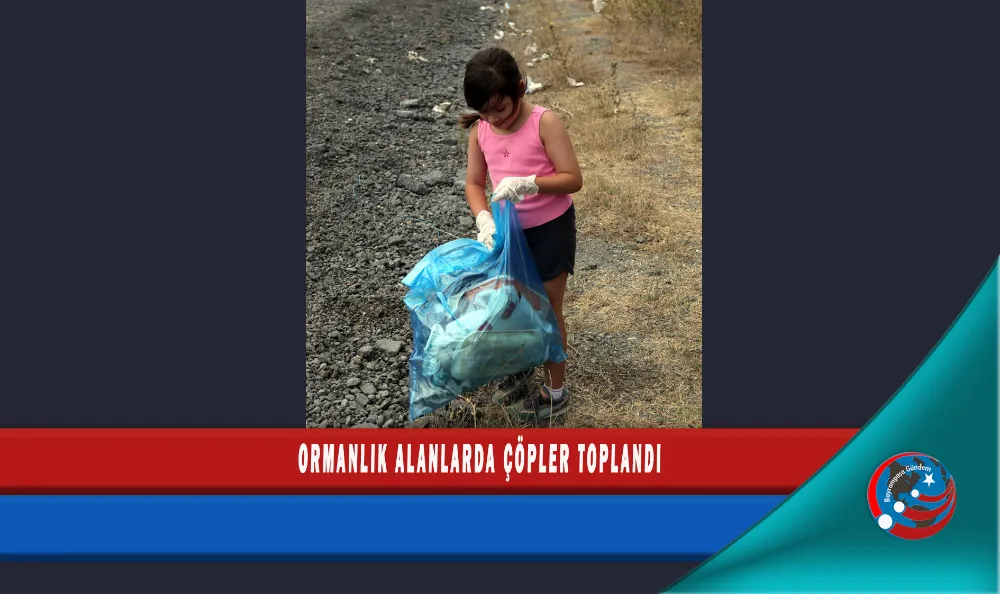 ORMANLIK ALANLARDA ÇÖPLER TOPLANDI