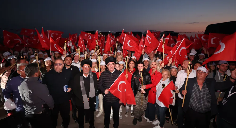 BÜYÜK TAARUZU YERİNDE YAŞAMAK İÇİN, BAYRAMPAŞALILAR KOCATEPEDE