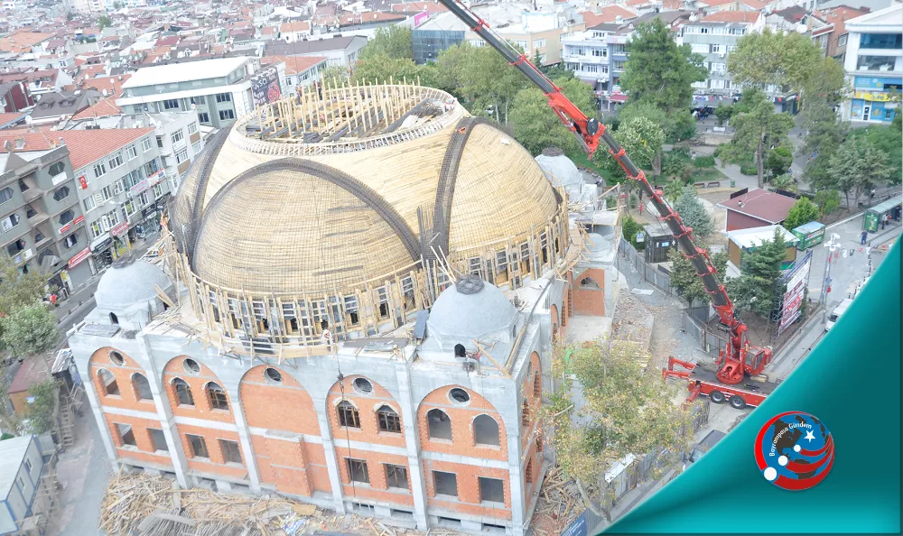 BAYRAMPAŞA MERKEZ CAMİİNİN KUBBESİ GÖRÜNDÜ