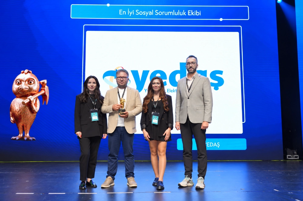 YEDAŞ’IN SOSYAL SORUMLULUK PROJELERİNE İKİ ÖDÜL BİRDEN
