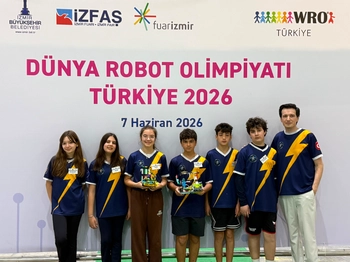 “DÜNYA ROBOT OLİMPİYATLARI”NDA ÜST ÜSTE İKİNCİ KEZ TÜRKİYE ŞAMPİYONU OLDULAR