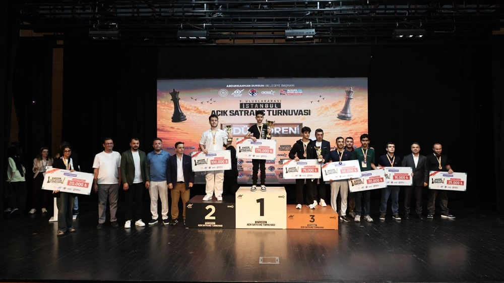 Sultangazi’de Uluslararası Satranç Turnuvası Sona Erdi