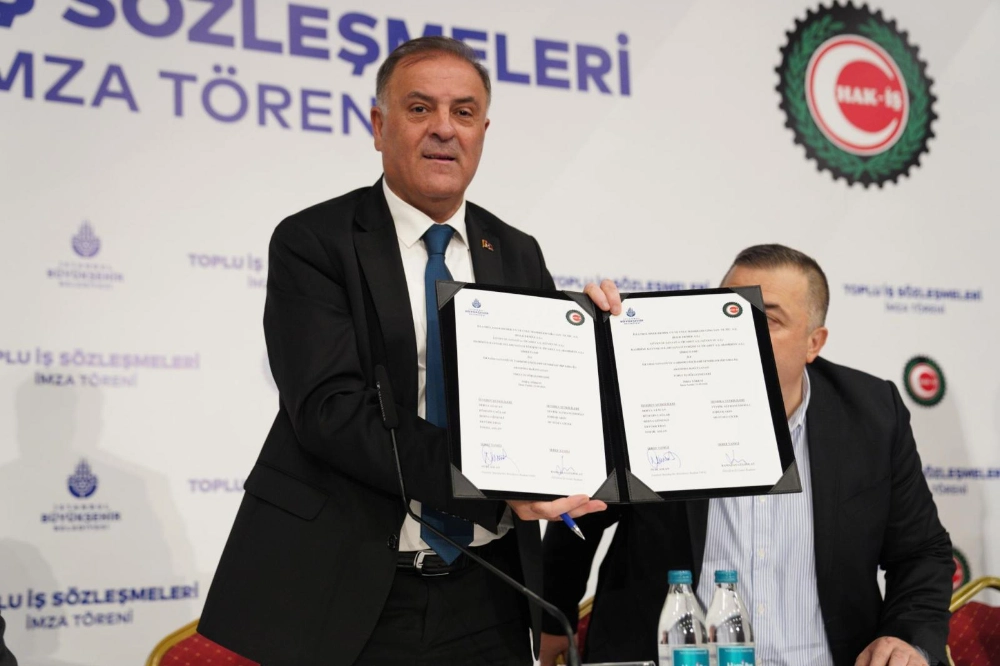 İBB İLE HAK-İŞ SENDİKALARI ARASINDA 45 BİN ÇALIŞANI KAPSAYAN TOPLU İŞ SÖZLEŞMESİ!