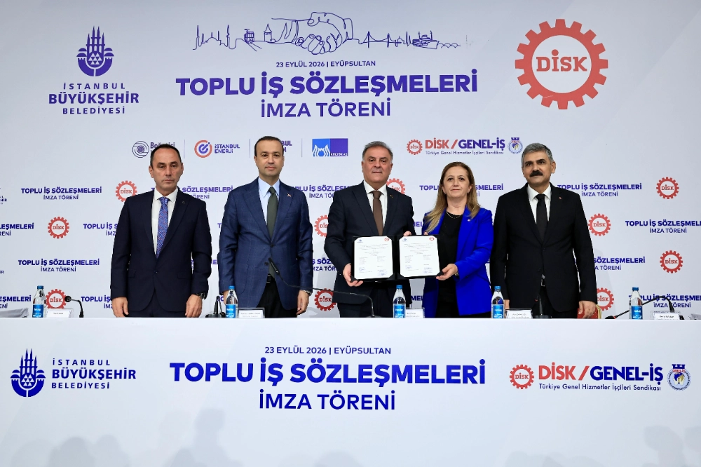 İBB İŞTİRAKLERİ İLE DİSK'E BAĞLI SENDİKALAR ARASINDA TİS İMZALANDI