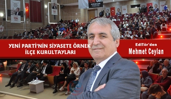 KAZANAN VE KAYBEDENİYLE YENİ PARTİ’NİN SİYASETE ÖRNEK İLÇE KURULTAYLARI