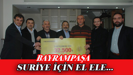 Bayrampaşa`dan?Suriye İçin Bir Ekmek Bir Battaniye