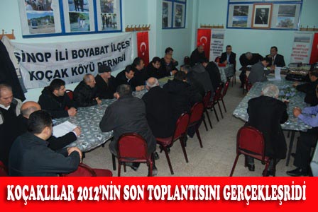 Koçaklılar 2012?nin Son Toplantısını Yaptı