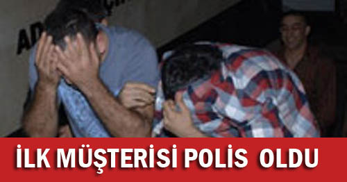 İlk müşterisi polis oldu