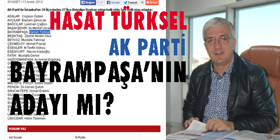 BAYRAMPAŞA HASAN TÜRKSEL Mİ?