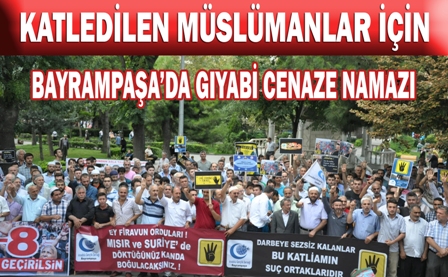 Bayrampaşa`da Gıyabi Cenaze Namazı       